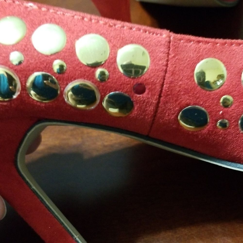 Red Natalie Heels - Picture 4 of 7
